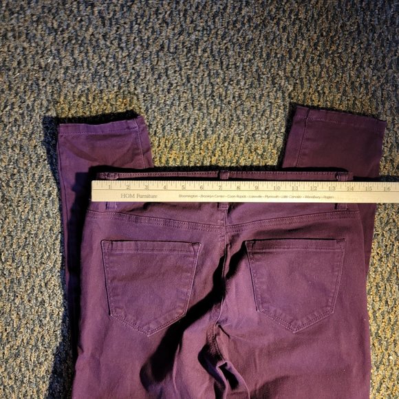 Purple / Burgundy Refuge Jeans Size 4 - Picture 4 of 6